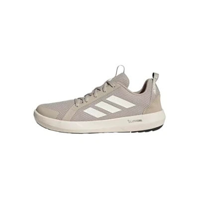 Image of Adidas Terrex BOAT Climacool Hiking shoes, Men&#039;s, Size: 9, Beige/chalk white/semi impact orange shoes
