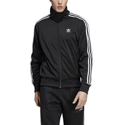 Image of adidas Originals Men&#039;s Firebird Track Top Jacket, Black, L