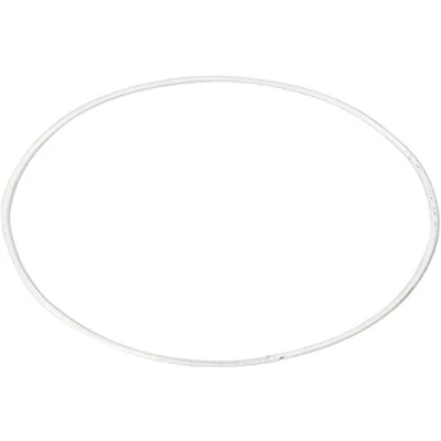 Image of Creativ 100263 Metal Wire Ring, D: 10 cm, Circle, pcs, white