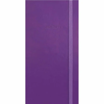 Image of Carousel Calendars Fashion Diary Purple Soft Touch Slim 2025 (PFP)