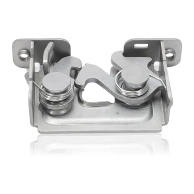 Image of Attisfiera Bonnet Catch Latch Lock for 1, 3, 5 Series E90 E81 E87 E88 51237115229 51237115228 7008755 Silver Release Mechanism