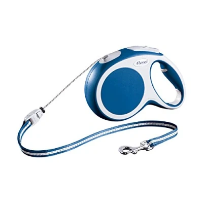 Image of Flexi Vario Cord Extra Small Blue 3m Retractable Dog Leash/Lead for dogs up to 8kgs/18lbs