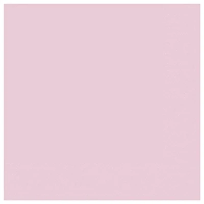 Image of Amscan 9915402 201 Light Pink Eco Friendly Compostable Luncheon Napkins 20 Pack