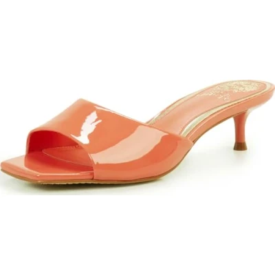 Image of Vince Camuto Women&#039;s Faiza Heeled Sandal, Peach Pop Patent, 7