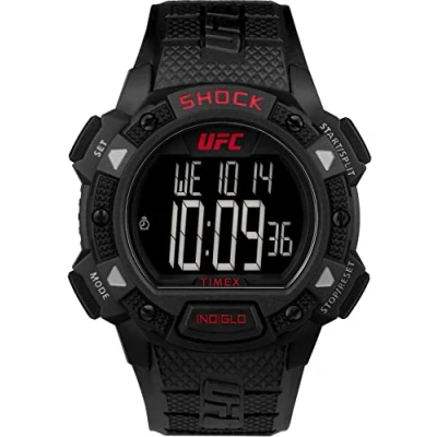 Image of Timex Men&#039;s Digital Quartz Watch with Silicone Strap TW4B27400