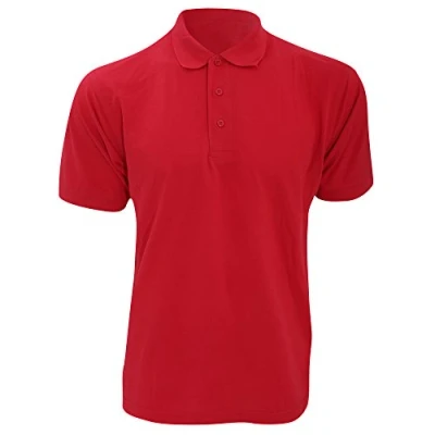 Image of Kustom Kit Mens Klassic Superwash Short Sleeve Polo Shirt (L) (Red)