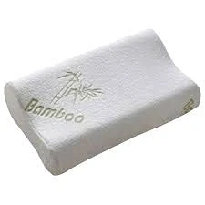 Image of Amber Linen BAMBOO CONTOUR MEMORY FOAM ORTHOPAEDIC NECK SUPPORT PILLOW (40CM X 60CM)