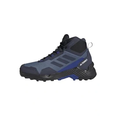 Image of adidas Men&#039;s Eastrail 2.0 Mid RAIN.RDY Waterproof Hiking Shoes, Wonder Steel/Shadow Navy/Semi Lucid Blue, 6 UK