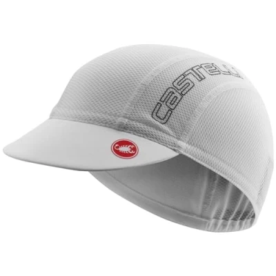 Image of CASTELLI 4523032 008 A/C 2 Cycling Cap Men&#039;s Hat White/Cool Gray Uni
