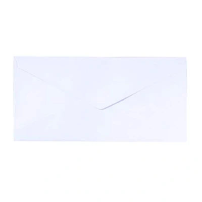 Image of Vaessen Creative Large Rectangular Florence Envelopes for Greeting Cards, White, Set of 25, Matching Cards Available