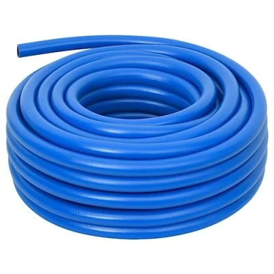 Image of vidaXL Blue PVC Air Hose Pneumatic Pipe for Compressor, Flexible High Strength Line, 10 m Length, 13mm ID, 19mm OD, bar