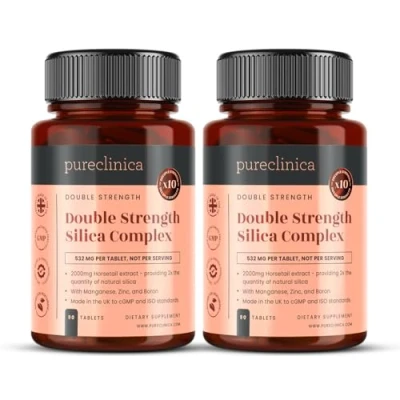 Image of Double Strength Silica Complex 6 Month Supply! (2000mg Horsetail Extract x 180 Tablets)