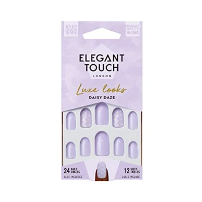 Image of ELEGANT TOUCH Luxe Looks Daisy Daze, Lilac,12 Nail sizes