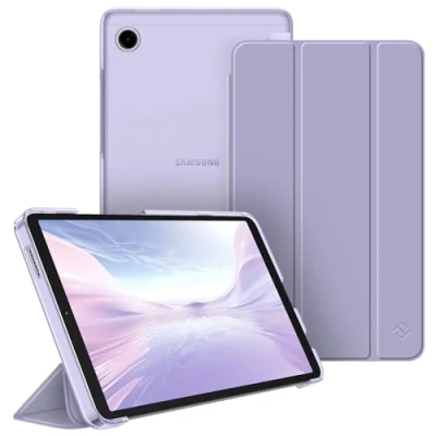 Image of FINTIE Case for Samsung Galaxy Tab A9 8.7 Inch 2023, Ultra Thin Protective with Translucent Back Cover Tablet SM X110/X115/X117, Purple
