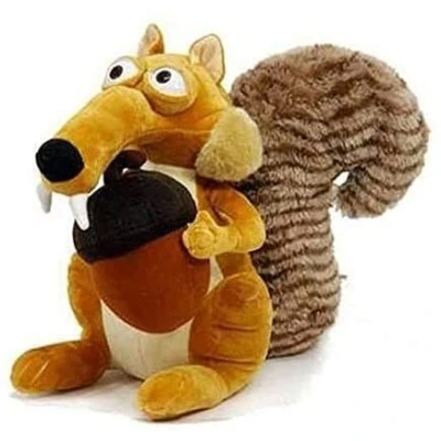 Image of Dpprdl Stuffed Animal Funny Cute Doll Ice Age 3 SCRAT Squirrel Kids Plush Toy Decorations Birthday Gift Anti wrinkle Pillow For Child