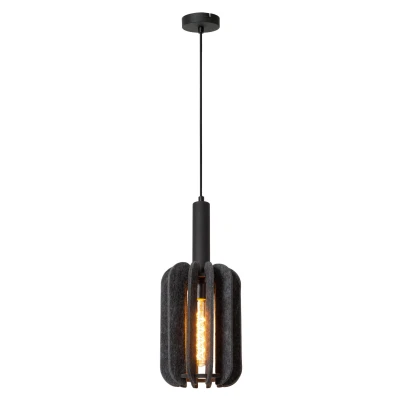 Image of Lucide RAFAL Pendant light 20 cm 1xE27 Grey