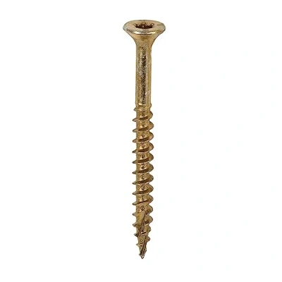 Image of Timco C2 Clamp Fix Multi Purpose Premium Screws TX Double Countersunk Yellow (Size 4.0 x 45 200 Pieces)