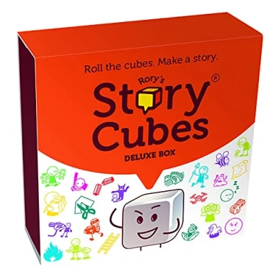 Image of Asmodee Story Cubes: Deluxe Box (Contents £39 RRP) Dice Game Ages 6+ 1+ Players 20 Minutes Playing Time
