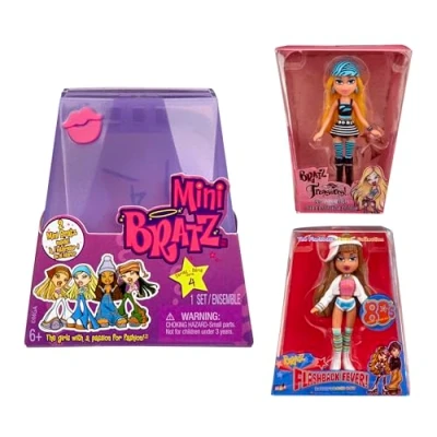 Image of MGA&#039;s Miniverse Mini Bratz Series 4 Collectible Figures 2 in Each Pack, Doubles as Display Y2K Nostalgia Suitable for Kids and Collectors Ages 6+