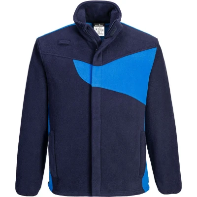 Image of Portwest PW2 Fleece Navy/Royal Large