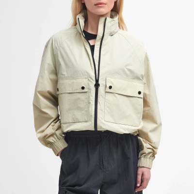 Image of Barbour International Rouse Shell Bomber Showerproof Jacket UK 10