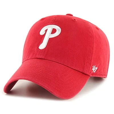 Image of 47 Brand Relaxed Fit Cap MLB Philadelphia Phillies red