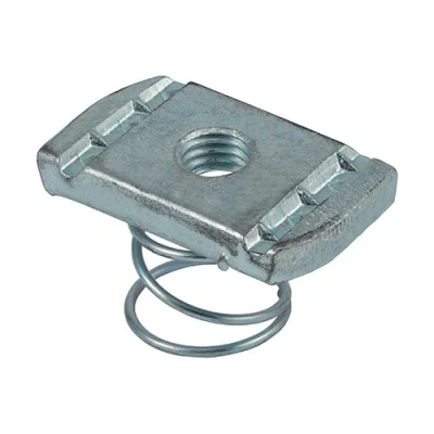 Image of M8 Channel Nuts Short Spring Zinc