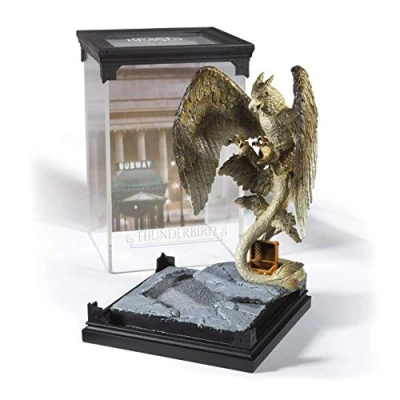 Image of The Noble Collection Magical Creatures Thunderbird Hand Painted Creature #6 Officially Licensed Fantastic Beasts Toys Collectable Figures For Kids &amp; Adults