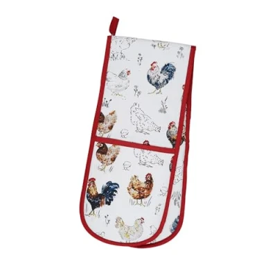 Image of Ulster Weavers Farm Birds Double Oven Glove