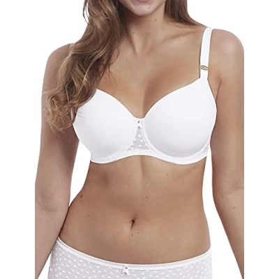 Image of Freya Women&#039;s Starlight Balcony Underwire Moulded Bra T Shirt, White, 38E
