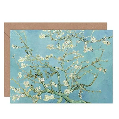 Image of Artery8 Vincent Van Gogh Almond Blossom Fine Art Greeting Card Plus Envelope Blank Inside