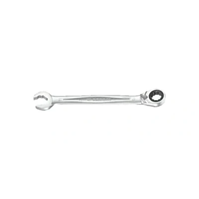 Image of Facom 467br. 8 Metric Fork Quick Ratchet Combination Spanner, mm Silver