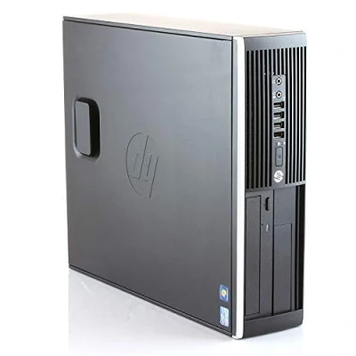 Image of HP Elite 8300 Desktop PC (Intel Core i7 3770, 16 GB RAM, 240 SSD + 500 HDD, DVD Writer, Windows 10 Pro ES 64) Black (Renewed)