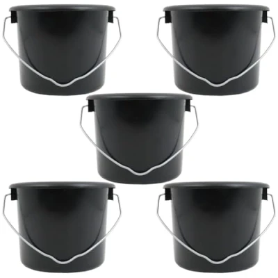 Image of 10 x 1LTR Plastic paint Kettle Painter &amp; decorators pot bucket