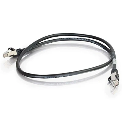 Image of C2G 10M Cat5e Ethernet Network Patch Cable (STP) Booted &amp; Shielded BLK