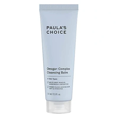 Image of Paula&#039;s Choice OMEGA+ COMPLEX Cleansing Balm Omega Rich Hydrating Face Wash &amp; Makeup Remover Suitable for Sensitive Rosecea prone Skin with Jojoba Oil All Types 103 ml