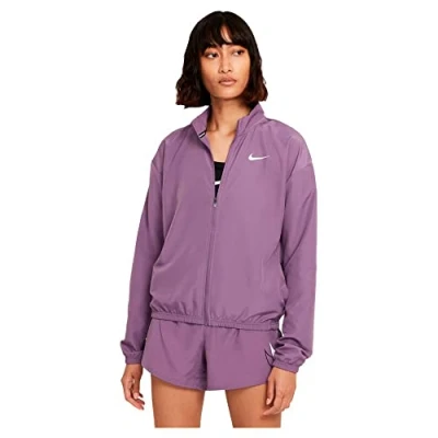 Image of Nike DD4925 W NK DF SWSH RUN JKT Jacket women&#039;s amethyst smoke/white XS
