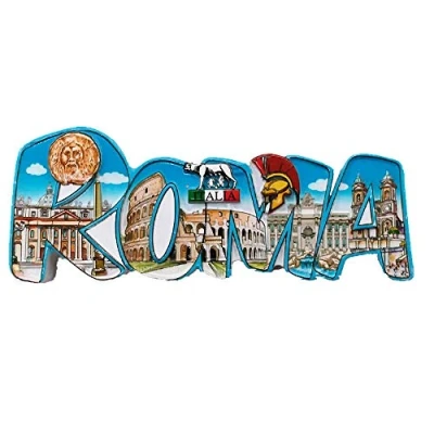 Image of Rome Italy 3D Fridge Magnet Travel Souvenir Gift Collection, Home Kitchen Decoration Magnetic Sticker Roma Refrigerator