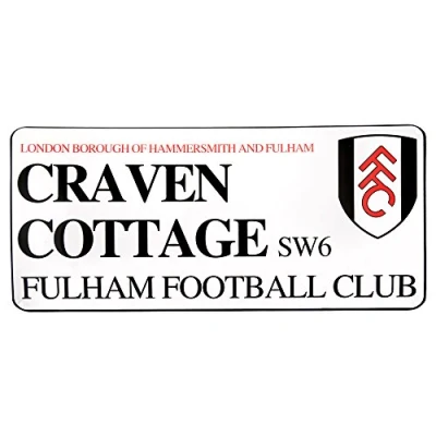 Image of Craven Cottage Metal Street Sign