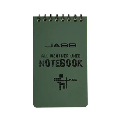 Image of Notebook All Weather Waterproof Writing Paper Note Outdoo Notepads A4 Lined Notepad Pack