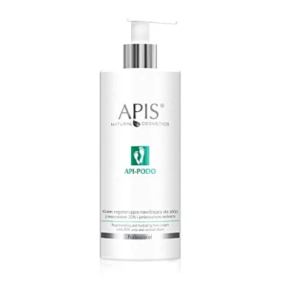 Image of Apis Professional Api Podo Krem Regenerująco Nawilżający do Stóp z Mocznikiem 20% i Jonizowanym Srebrem 500ml