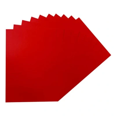 Image of Pack of 100 A5 Red Coloured Paper 75gsm Sheets