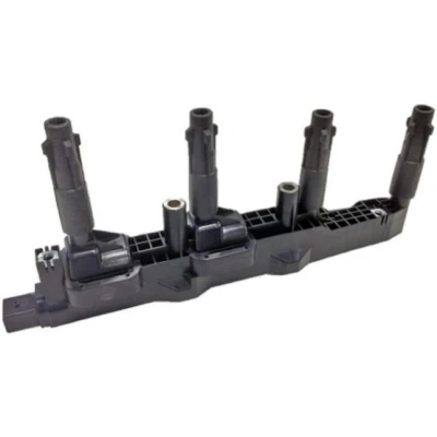 Image of 0001500780, 0001501280, 0001501380, A0001500780, A0001501280 Ignition Coil HELLA 5DA 358 000 191 3 pin connector 12V Block