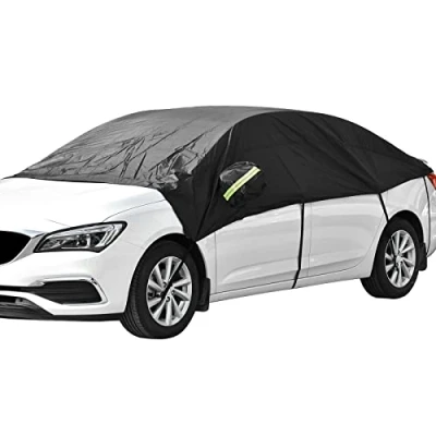 Image of Queta Windshield Snow Cover Car Half Front Screen Protective Ice Dust Guard
