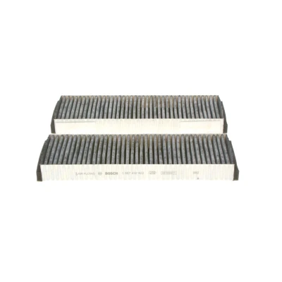 Image of 4F0898438B Pollen Filter BOSCH 1 987 432 422 Activated Carbon 307mm 99mm 30mm AUDI: R8 Coupe, A6 C6 Saloon, Allroad