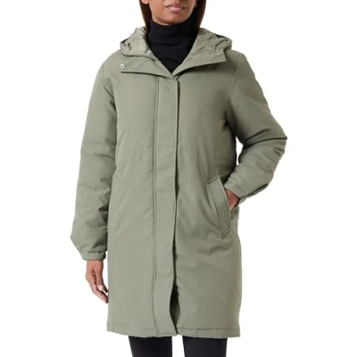 Image of JJXX Women&#039;s Jxhella OTW Sn Parka, Dusty Olive, M