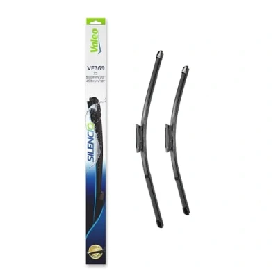 Image of 288901286R, 288903431R, 288904292R, 7711224584 Wiper BLADE VALEO SILENCIO X.TRM, FLAT SET 574469 RENAULT: CLIO 2