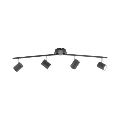 Image of JUST LIGHT. Tarik GU10 LED downlight 4 bulb anthracite