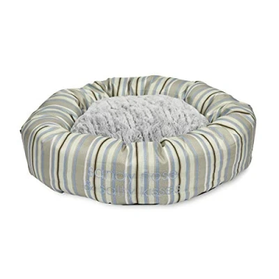 Image of Petface Sandpiper Stripe Round Pet Bed Assorted Sizes
