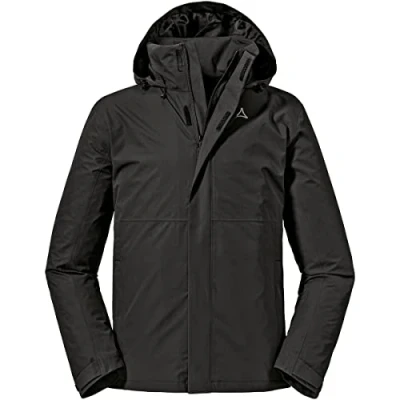 Image of Schöffel Gmund M Men&#039;s Jacket, Windproof and Waterproof Rain Breathable Outdoor Hiking Jacket with Stowable Hood